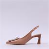 Hispanitas Giorgia Slingback High Heel - Caramel